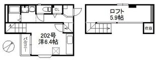 西新駅 徒歩8分 2階の物件間取画像